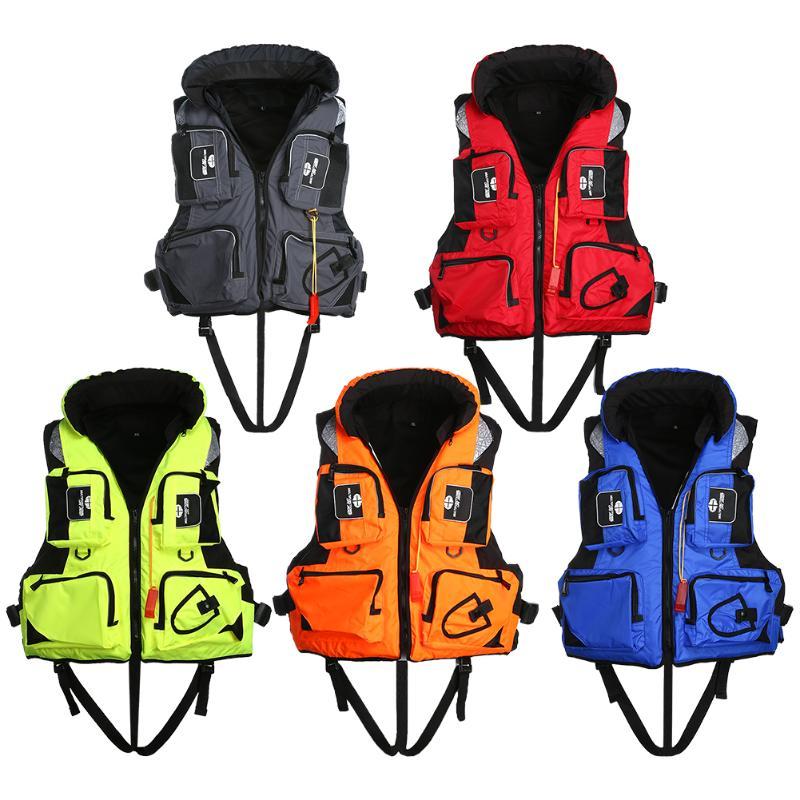 VKTech Adult Polyester Swimming Life Jacket (Fishing Friendly